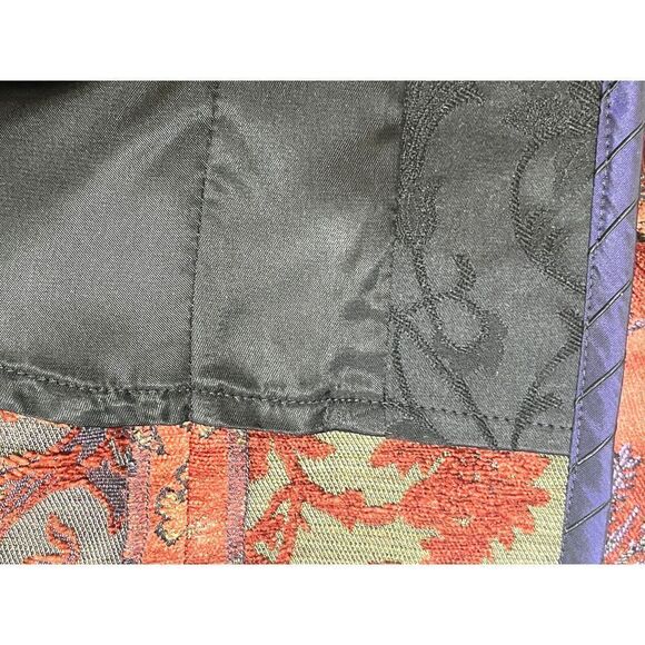 Mary Lynn O'Shea Fiber Artist Small Handmade Floral Woven Jacket Vermont - Picture 11 of 13